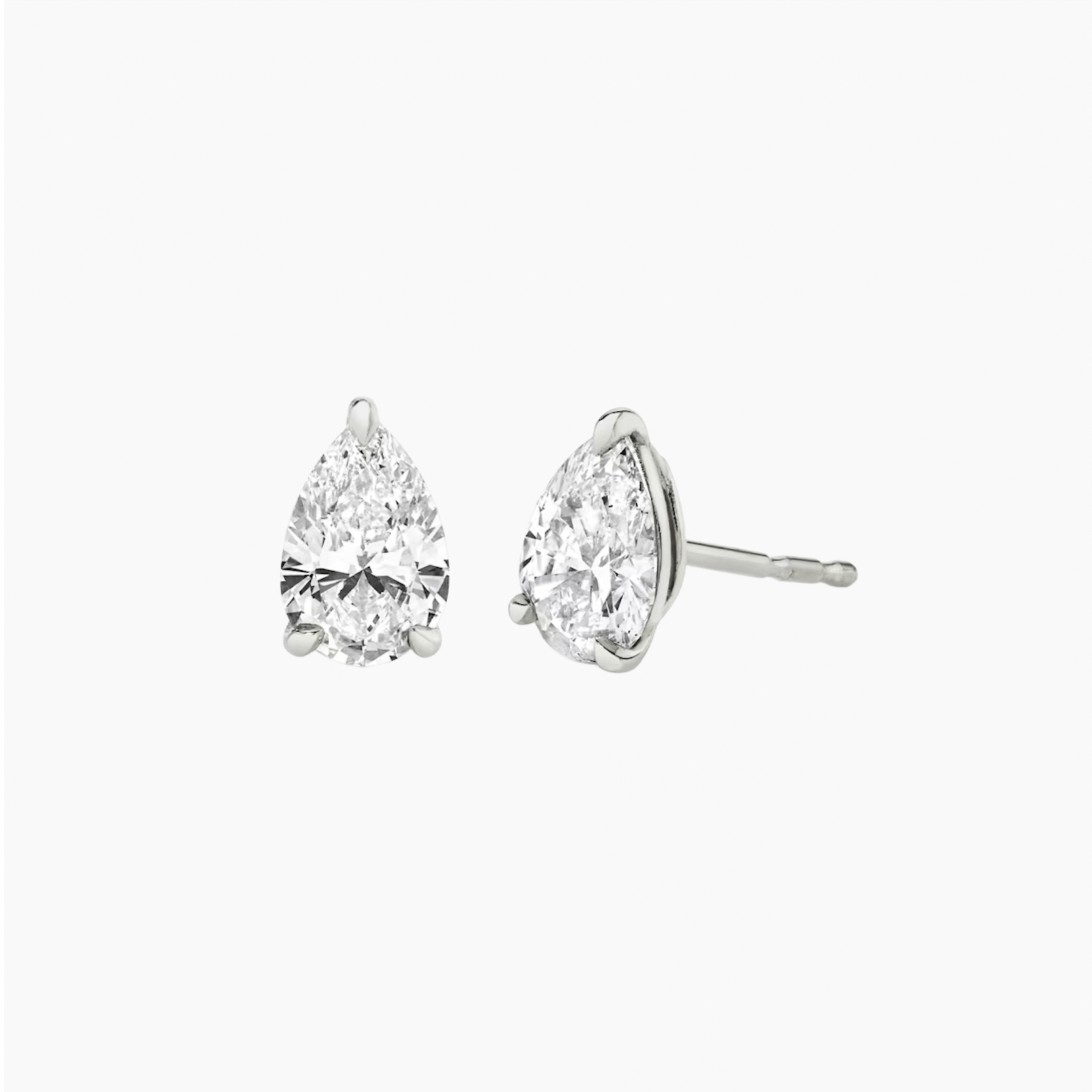 The Medici Pear Cut Stud Earrings (0.50 ct) - Image 5