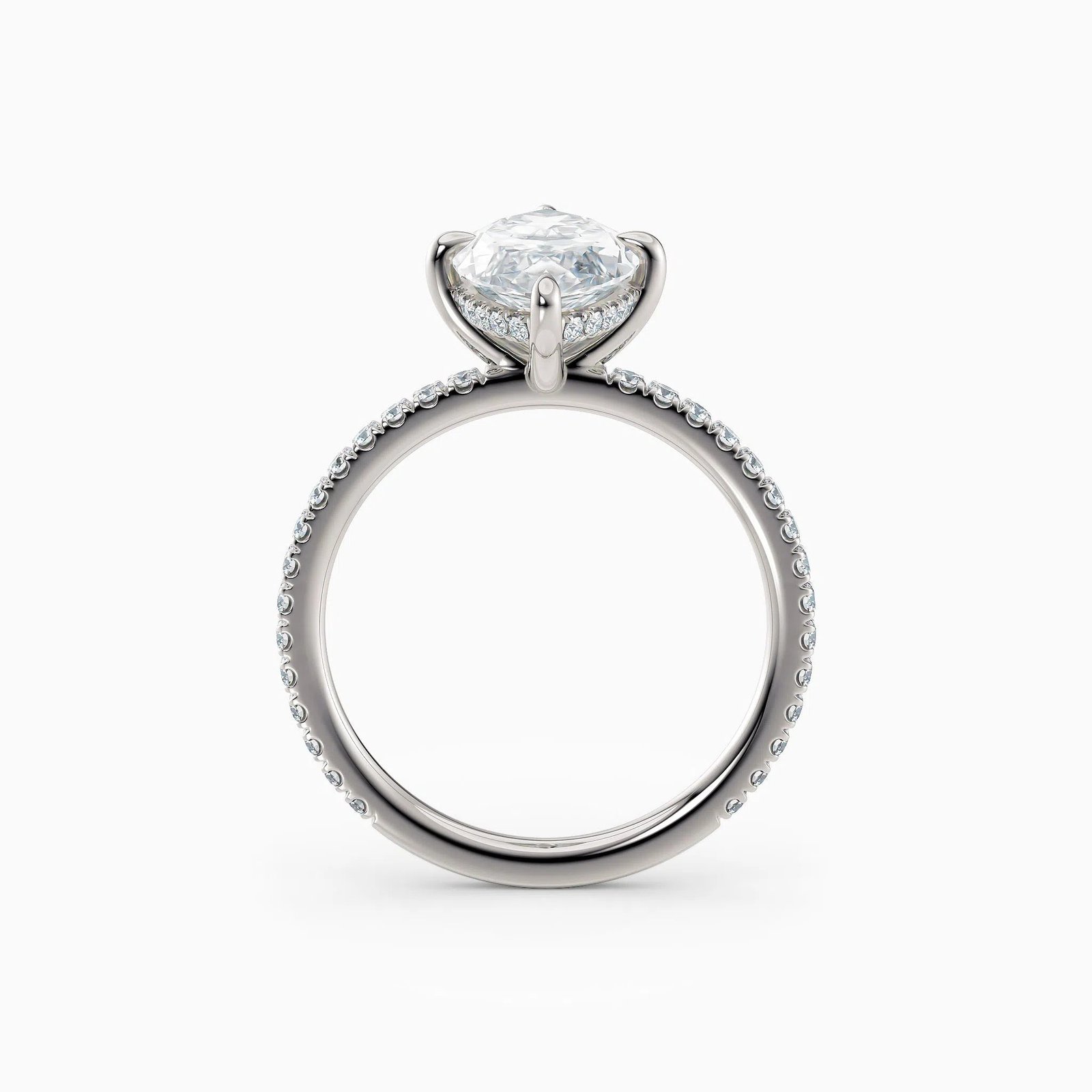The Medici Selena 2.0 Marquise Hidden Halo Pavé Ring - Image 3